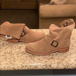 Slouchy suede Frye boots